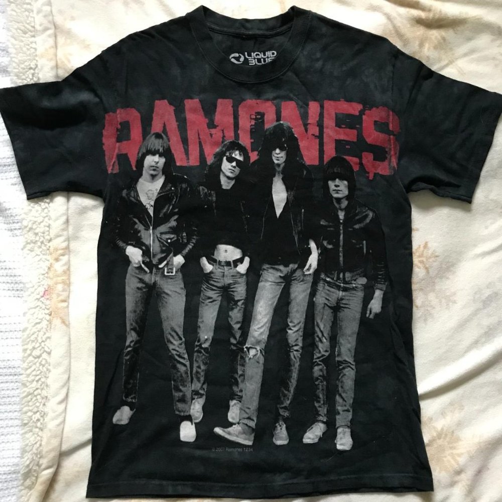 vintage Ramones band tee